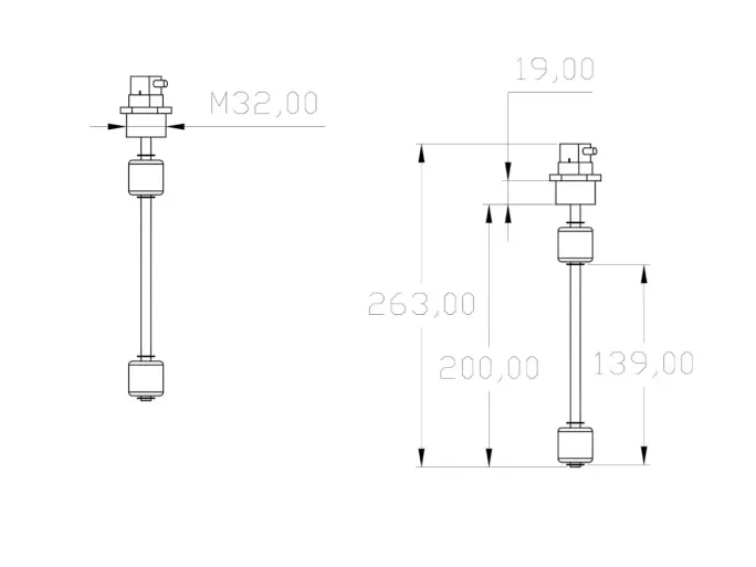 double ball float switch